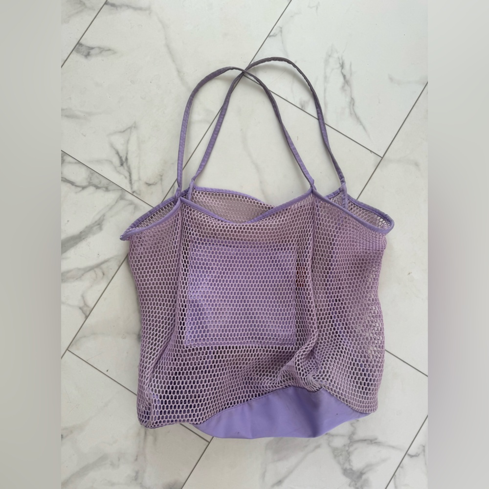 Cute purple mesh bag